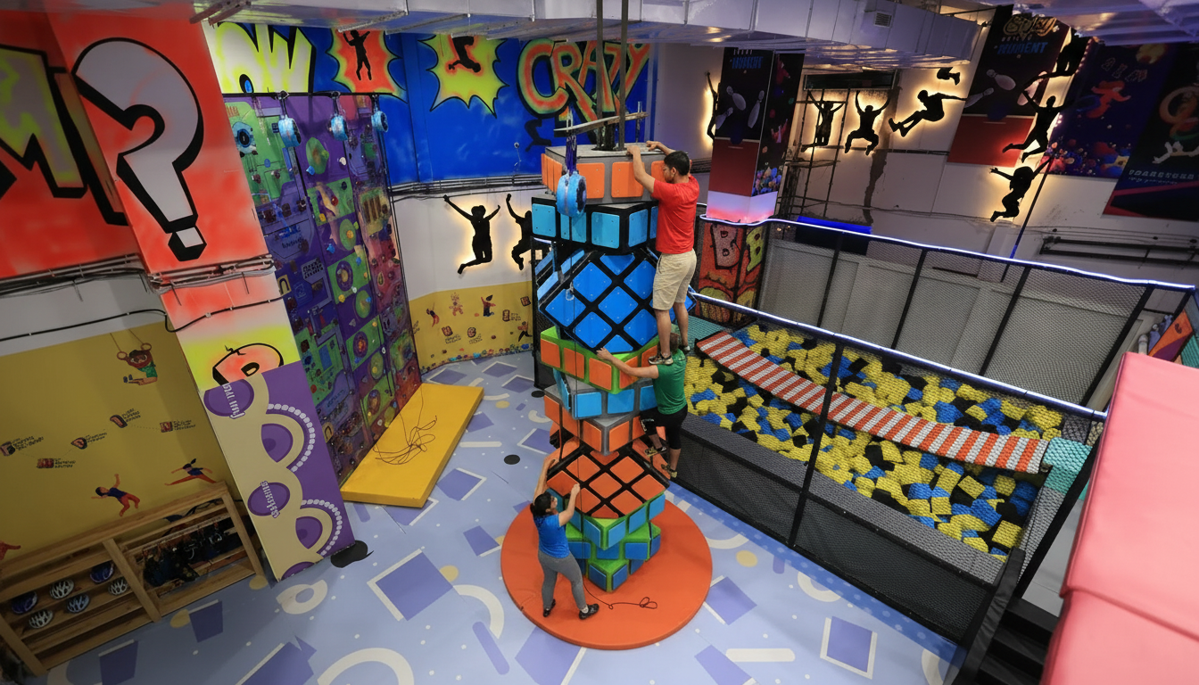 Cubic climbing in jus jumpin