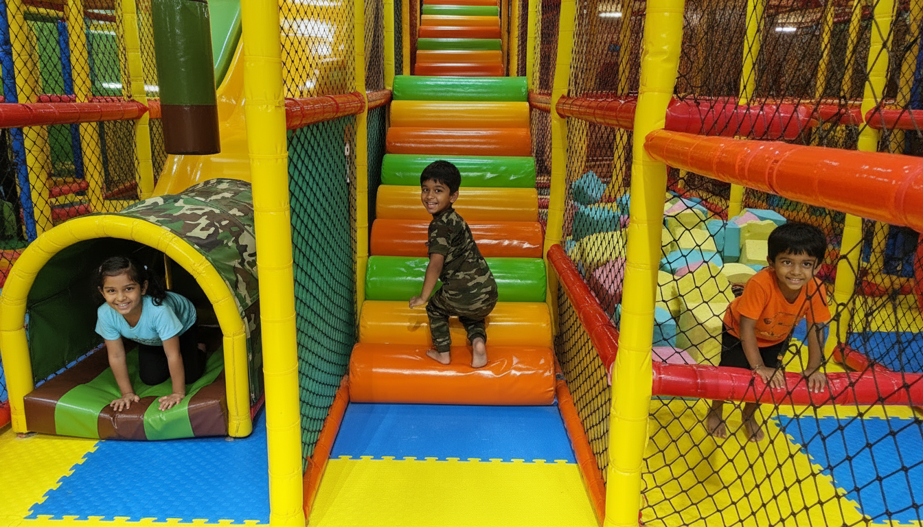 Military Training Pathway At Jus Jumpin Avani Mall
