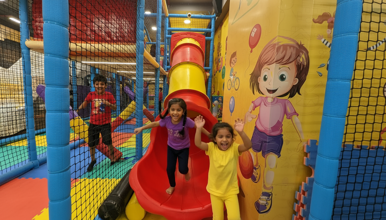 Tunnel crossway At Jus Jumpin Avani Mall