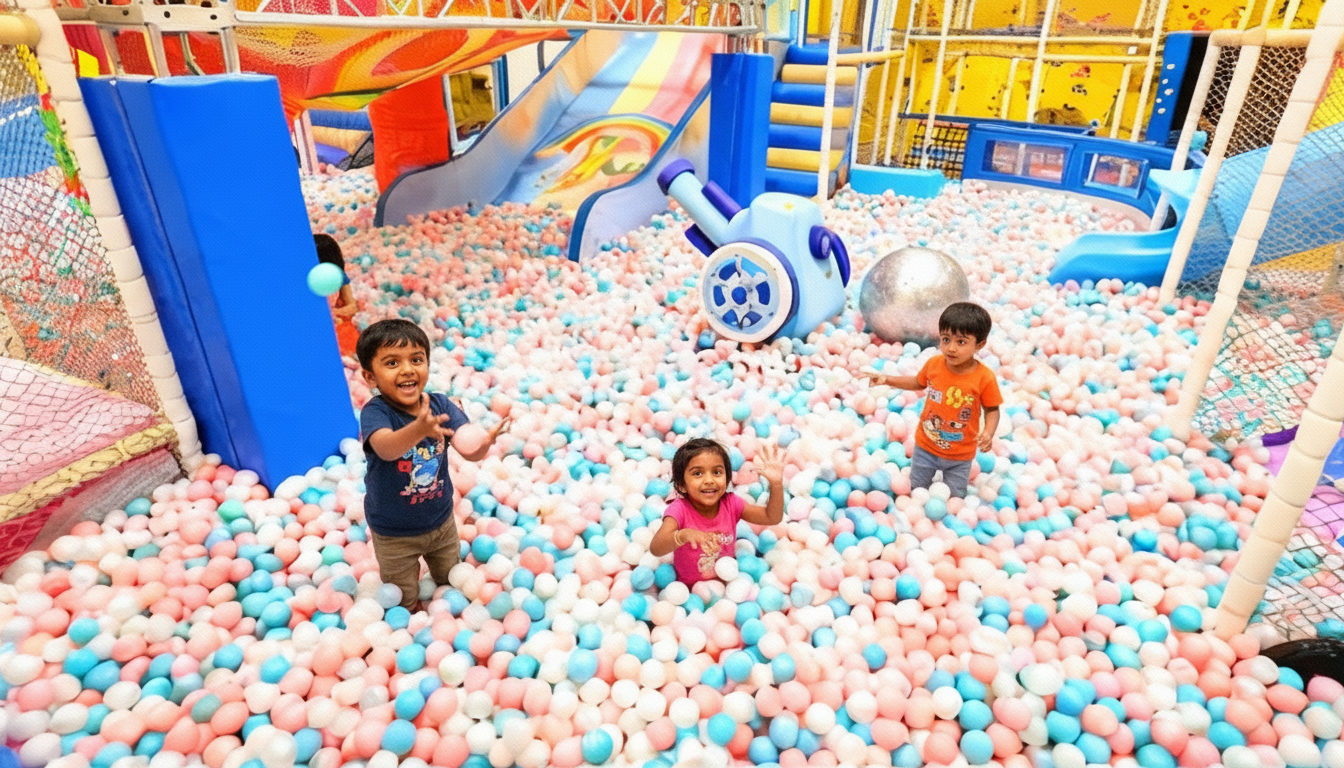 Ball Pit At Jus Jumpin Avani Mall