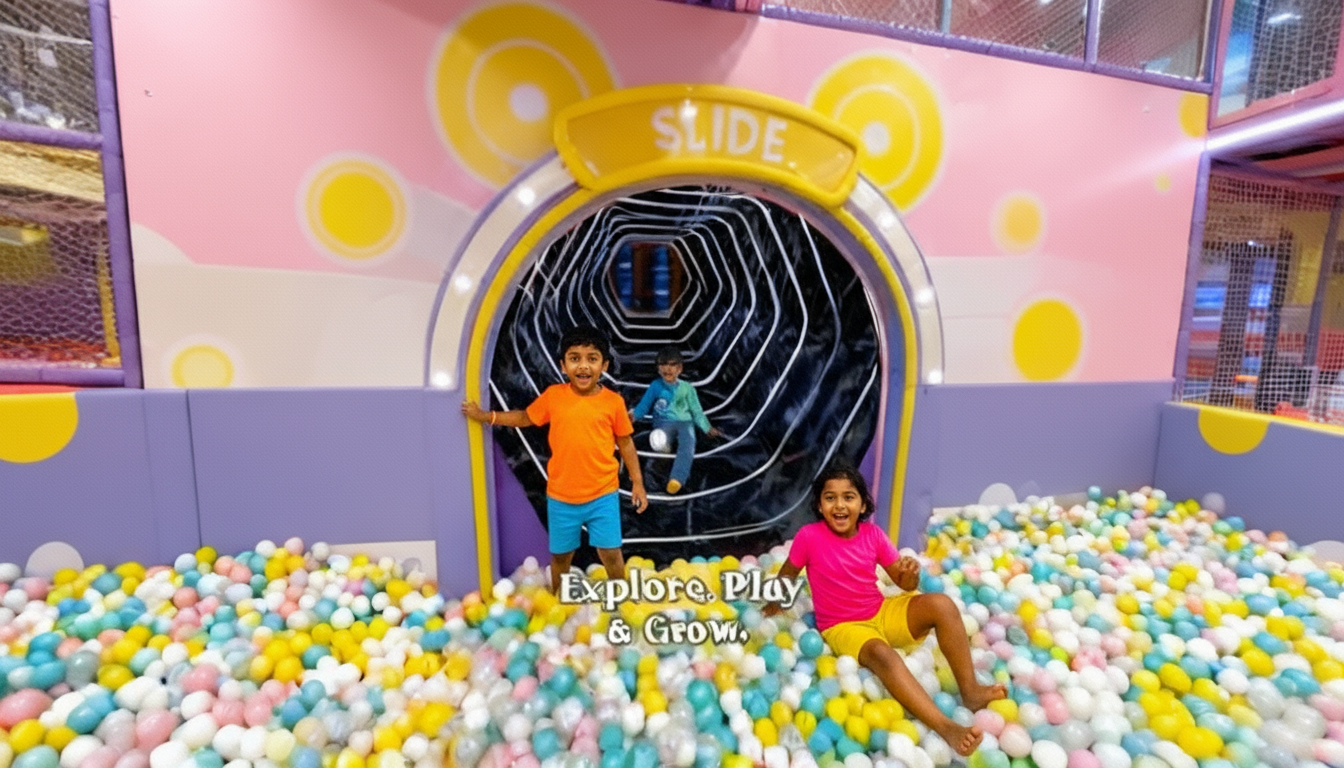 Horn Slide At Jus Jumpin Avani Mall