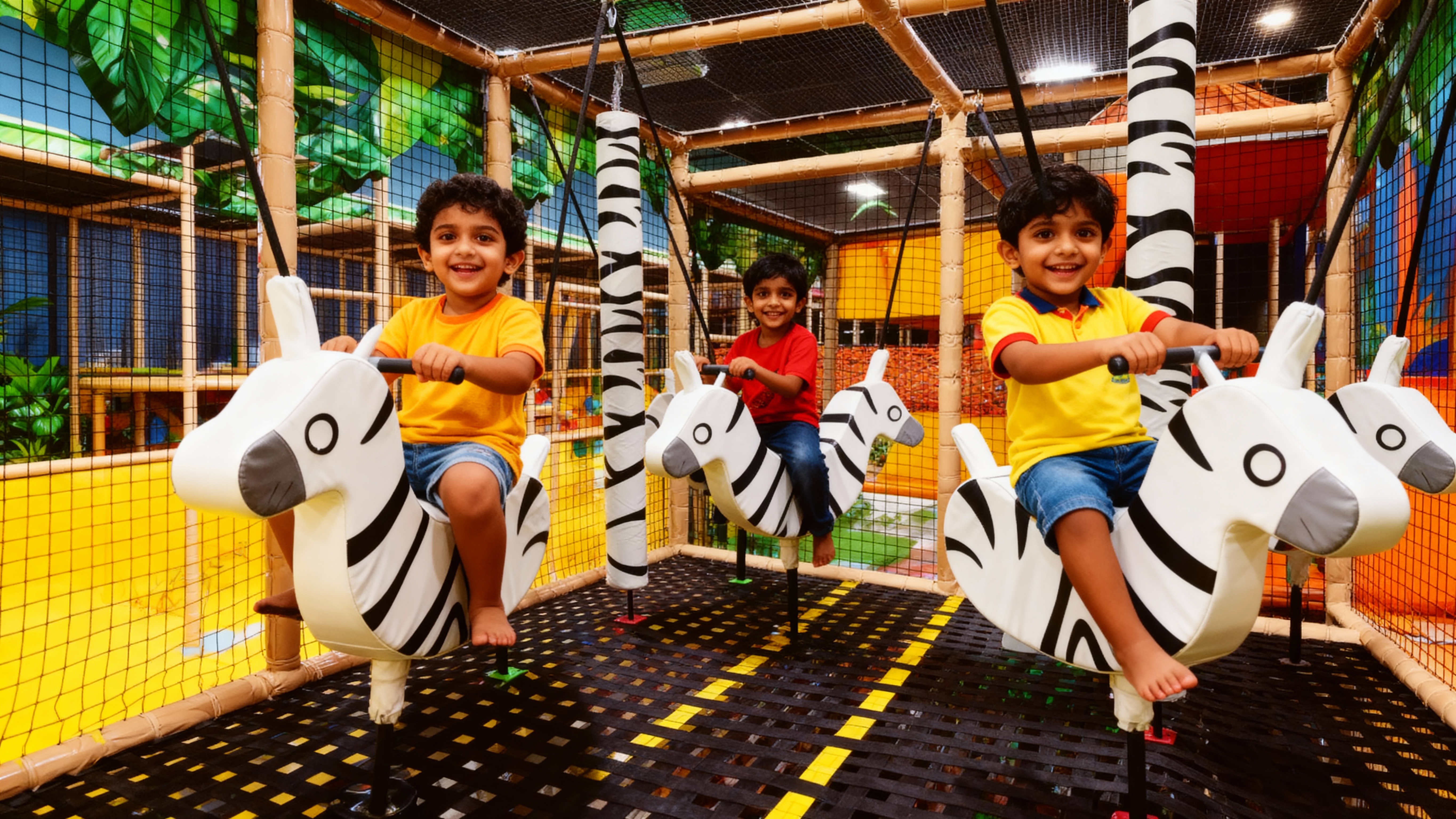 Zebra Swing At Jus Jumpin Avani Mall